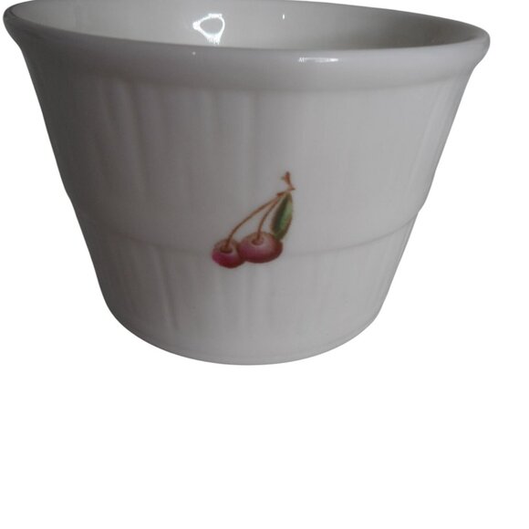Vintage Royal Worcester White Fruit & Flower Design Mini Bowl Bone China - Picture 4 of 7